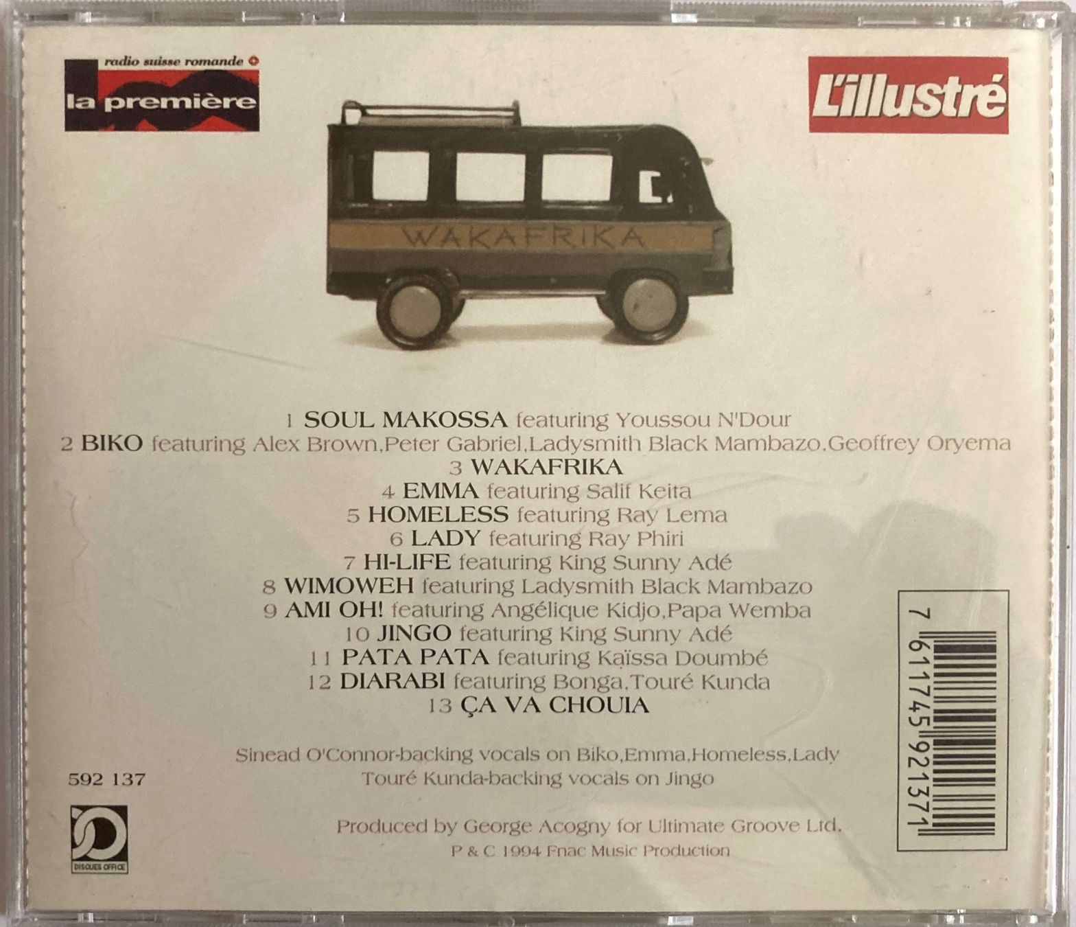 CD: MANU DIBANGO - WAKAFRIKA – Usato da Poliez-Pittet venduto da Newtown-Records 1