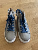 benjie Sneakers Gr. 36 blau glitzer - nie benutzt
