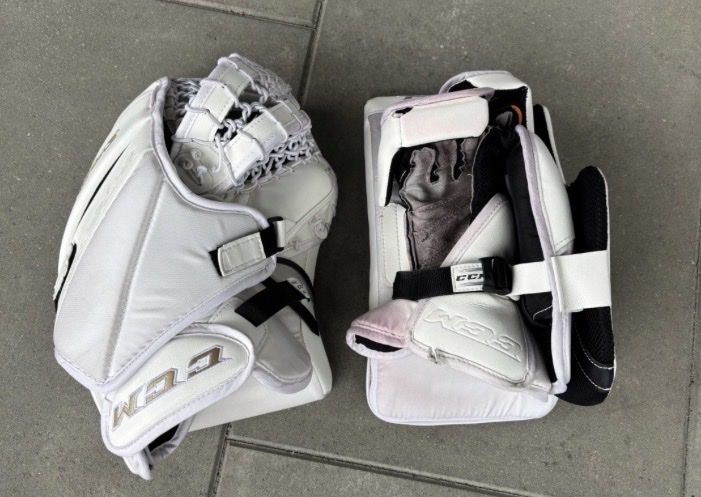 Protezioni & Imbottiture: Original EVZ Goalieset #30 Leonardo Genoni – Usato da Kallnach venduto da Chaesi89 1