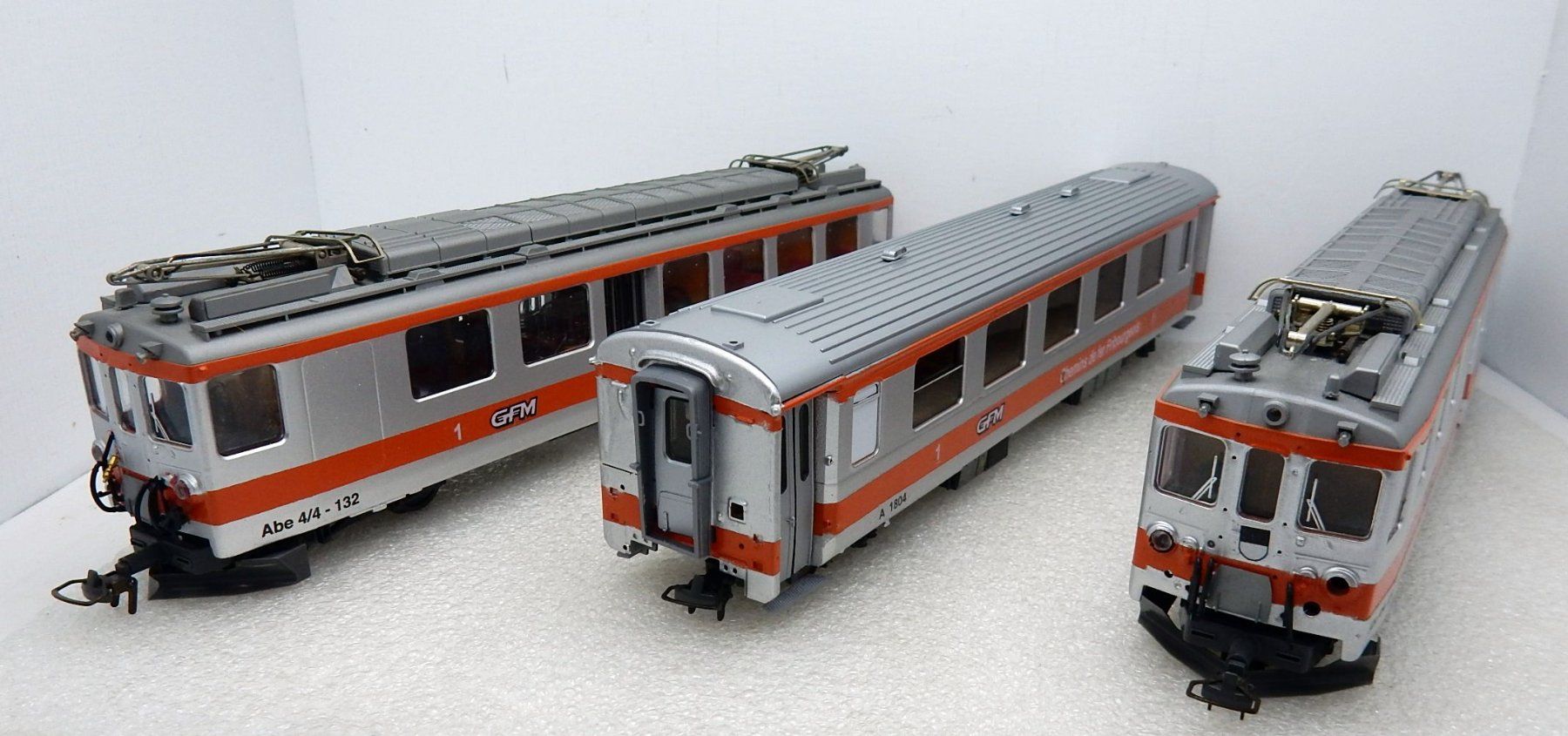 Bemo Trains électriques: Hom- Bemo  - "GFM"  Rame  Réversible de 3 éléments – D'occasion à Locarno par Gudrun2 4