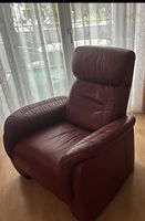 Fauteuil relax réglable, cuir super état .