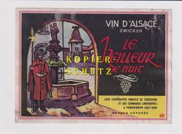 Etikette - Zwicker "Le Veilleur de Nuit" (Alsace) /bd