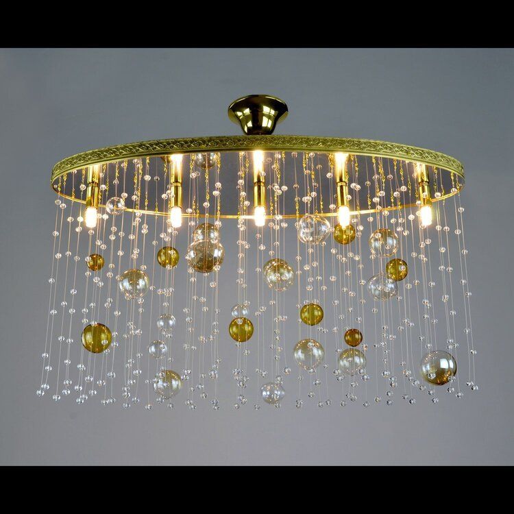 Lampadari & plafoniere: Kronleuchter Bubbles 5 Gold – Nuovo e nell'imballaggio originale da Glattfelden venduto da Bohemiancrystal 1