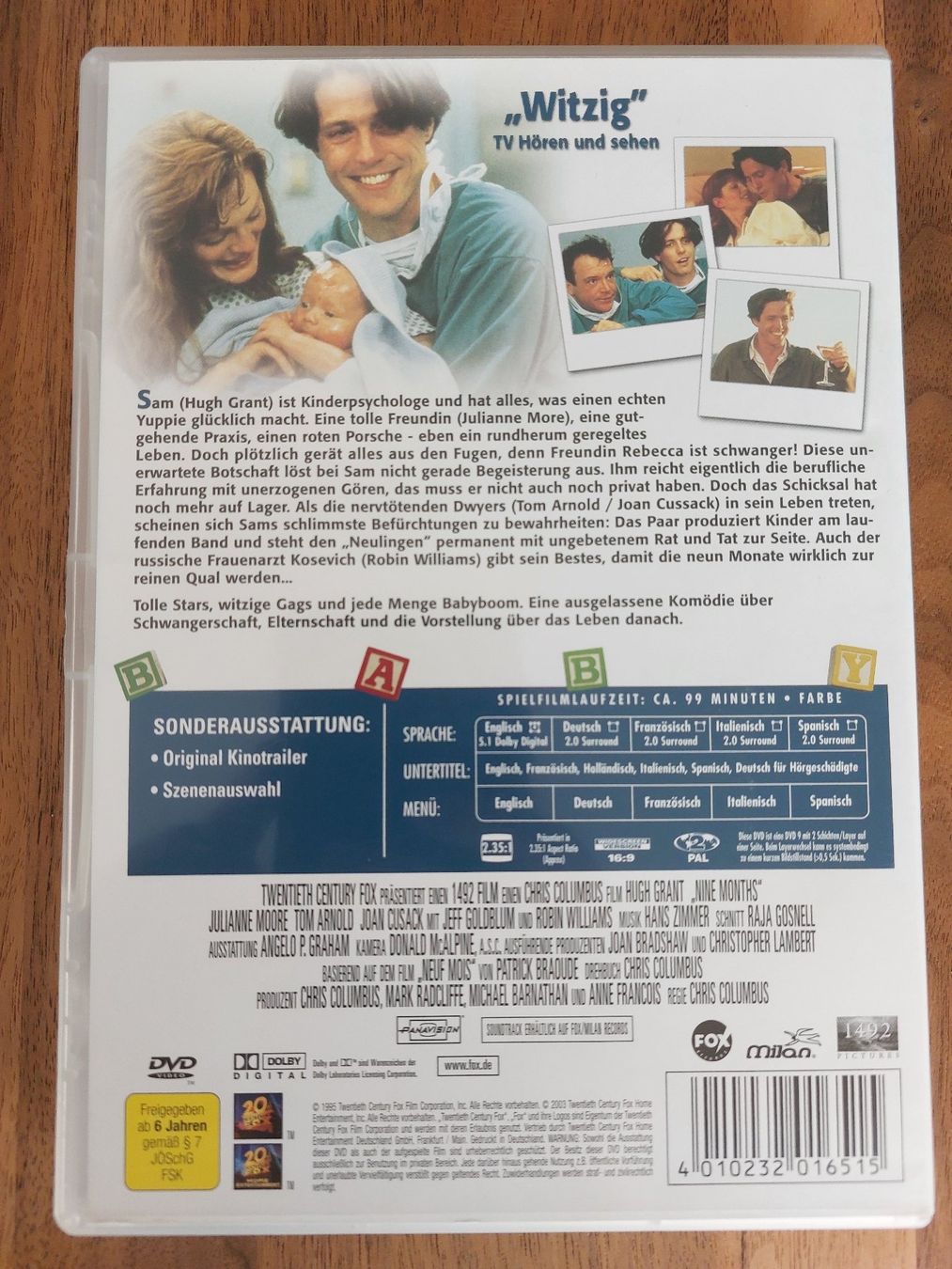 Tutti i DVDs: DVD - Nine Month – Usato da Rheinfelden venduto da FilmAuktion 1