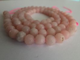 Opal rosa facettiert 4mm. Strang