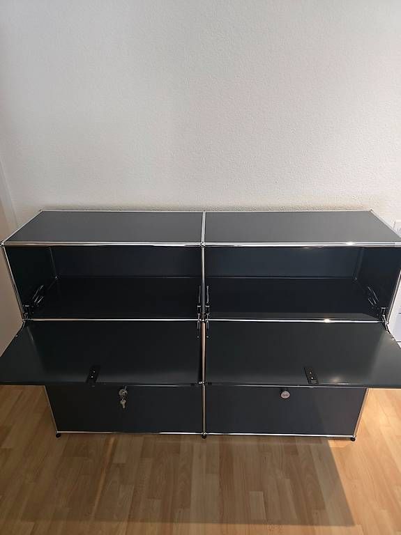USM Scaffali: USM Haller 2x3 Sideboard/Regal in Anthrazit – Usato da Zwingen venduto da jac_x85f 1