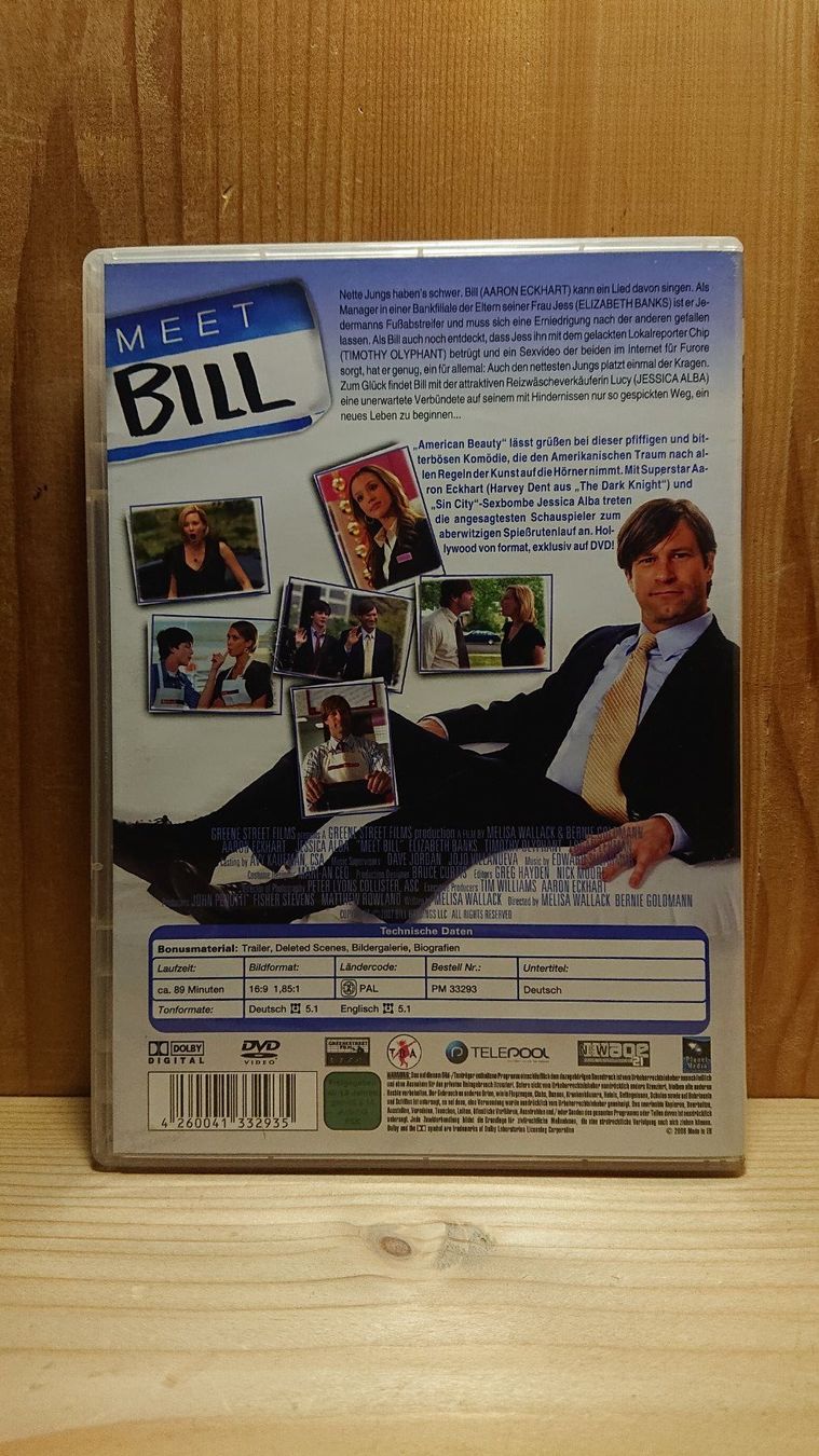 Tutti i DVDs: MEET BILL DVD mit Aaron Eckhart – Usato da Wilderswil venduto da Exebub 1