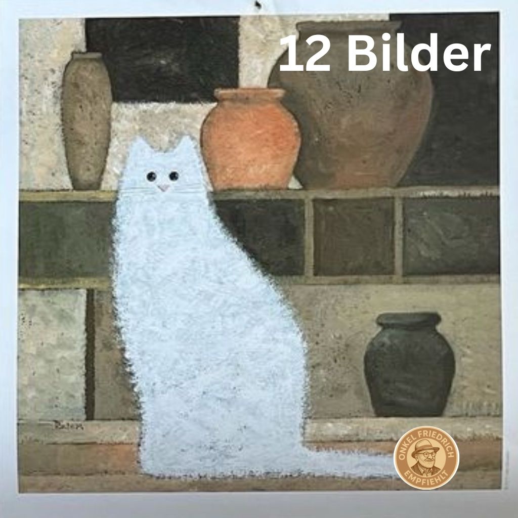 Posters & Illustrations: Katzenkunst im Grossformat 🐈 12 Kunstdrucke – D'occasion à Düdingen par Onkel.Friedrich