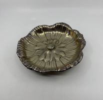 Vintage Zierschale mit Blumenmuster