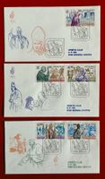VATIKAN PAPST IN ALBANIEN SPANIEN BALTIKUM AMERIKA FDC 1994