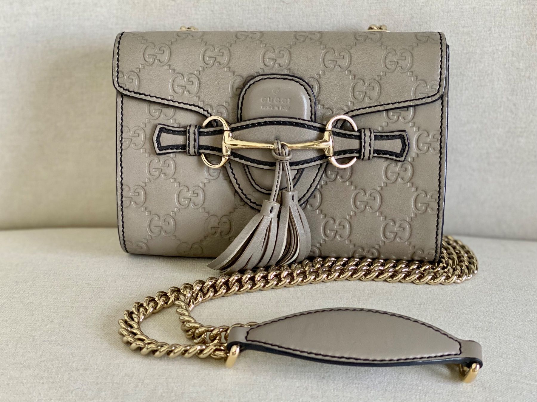 Gucci Borse da donna: Gucci Guccissima Leder Emily Mini Tasche – Usato da Zug venduto da MOrg01