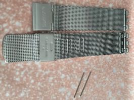 Original Swatch Skin Irony Milanaise Edelstahl Armband - Neu