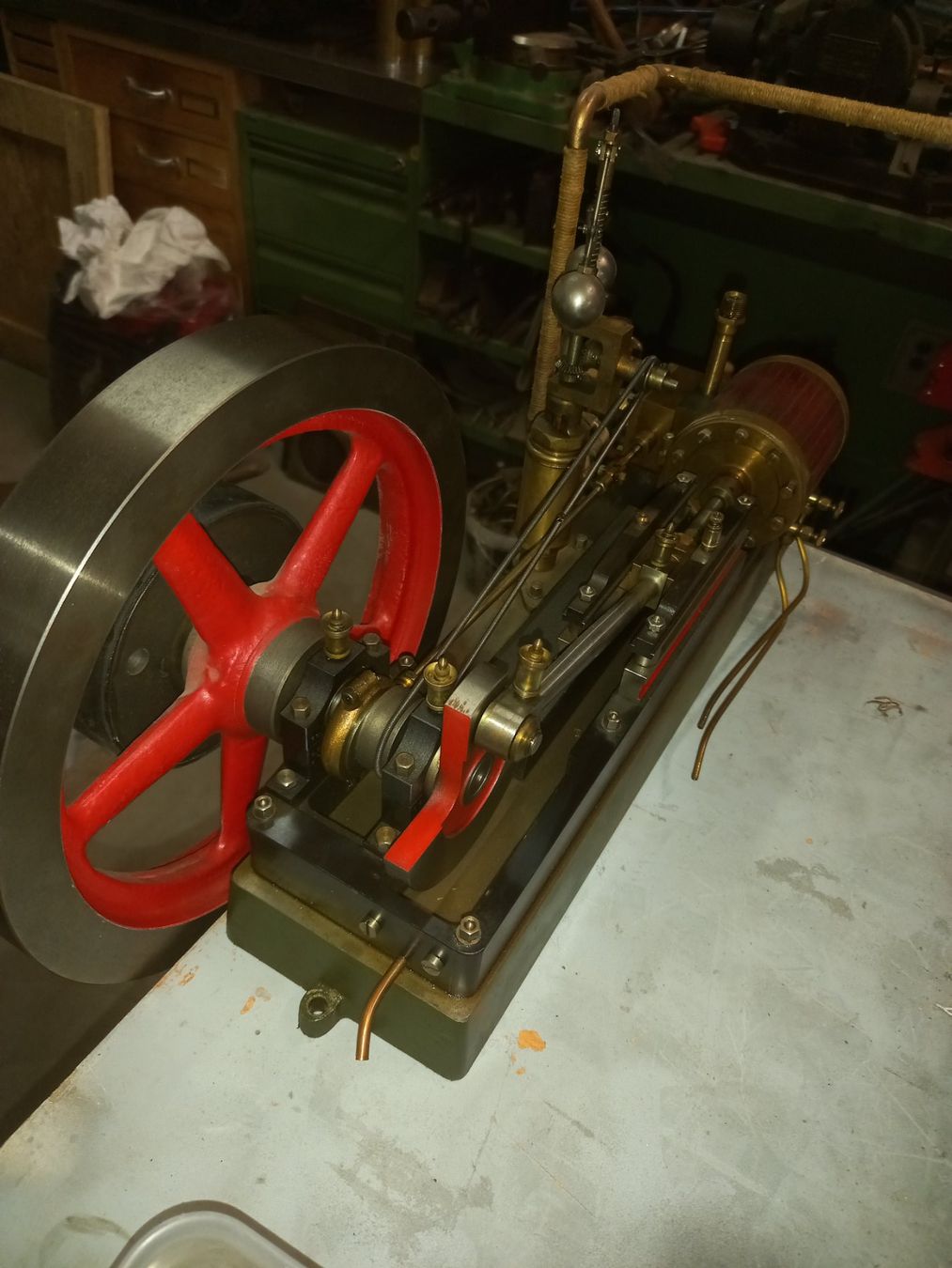 Kit di modellismo & Modellini statici: Dampfmaschine HS156 HOLZAPFEL – Usato da Brunnen venduto da Ofen21 1