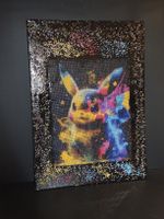 Pokémon Pikachu Art Pixel Diamant Peinture Acrylique!