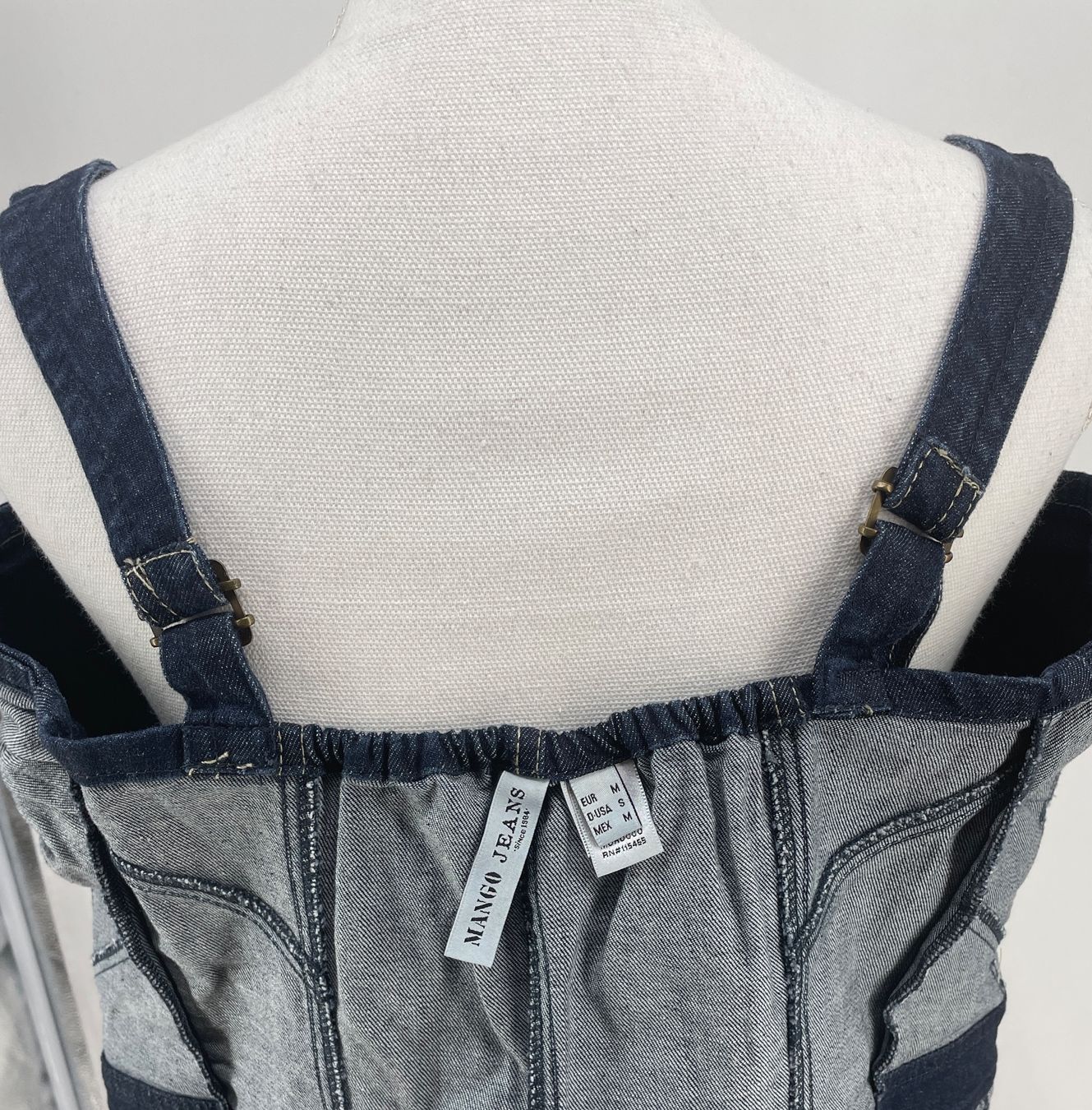 Mango Vestiti: MANGO JEANS Robe Jeans Bouton – Usato da Lausanne venduto da PlusValue_Lausanne 4