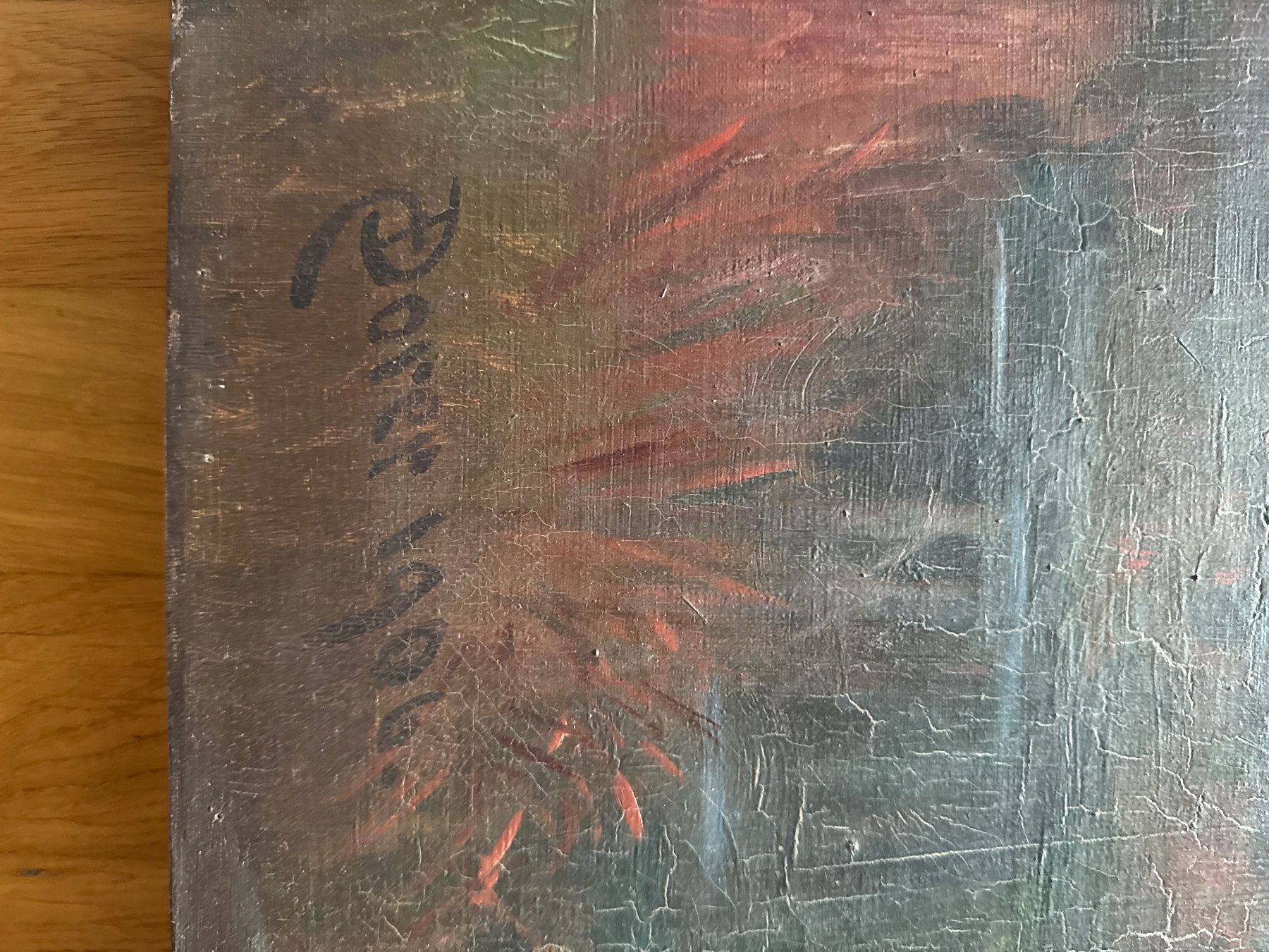 Tableaux: Gemälde Landschaft mit Bach und Bäumen – D'occasion à Zürich par rom_mm69 1
