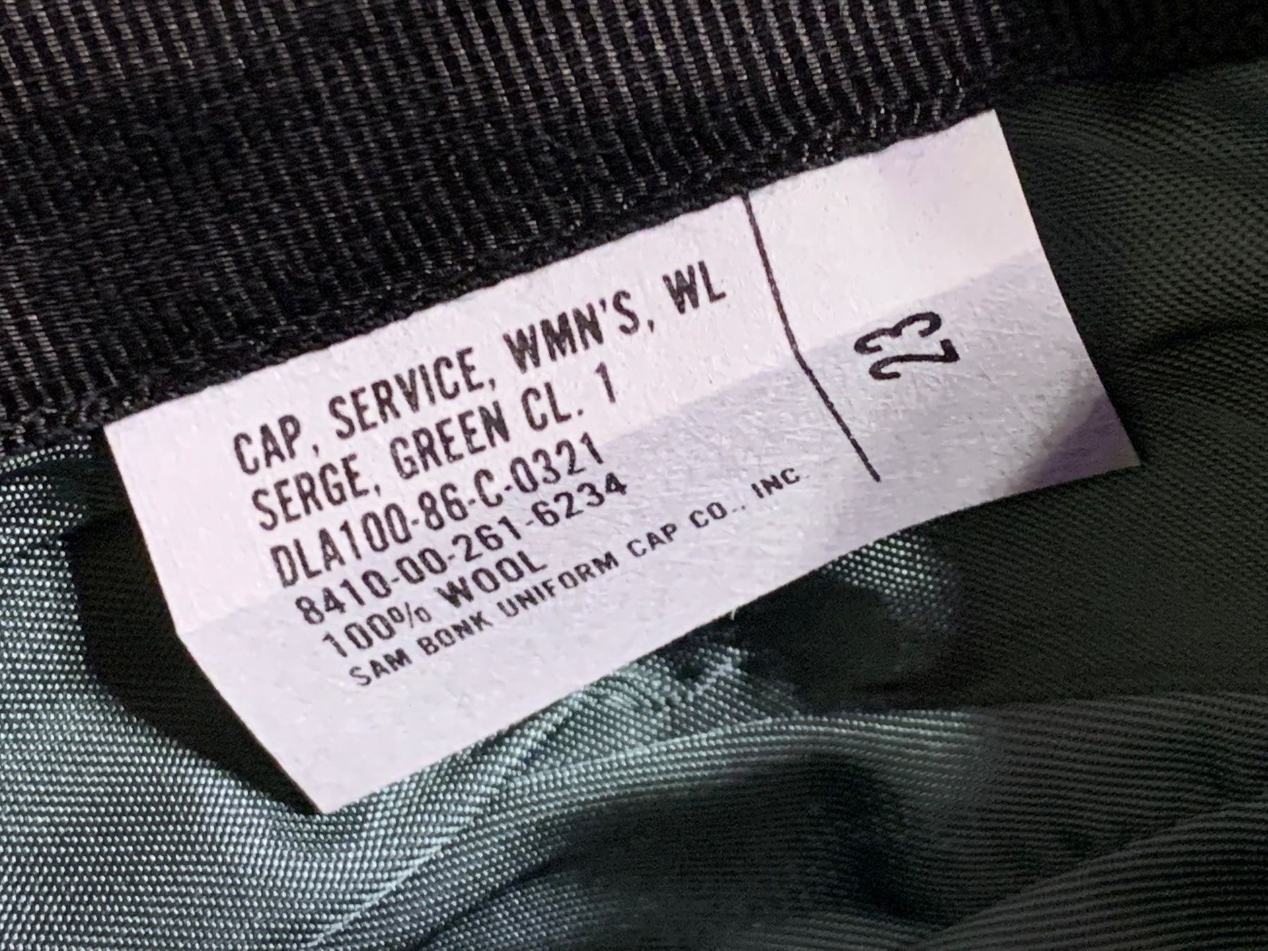 Uniformi: Hut US Marines weiblich USMC – Usato da Wittnau venduto da Helvetia1 5