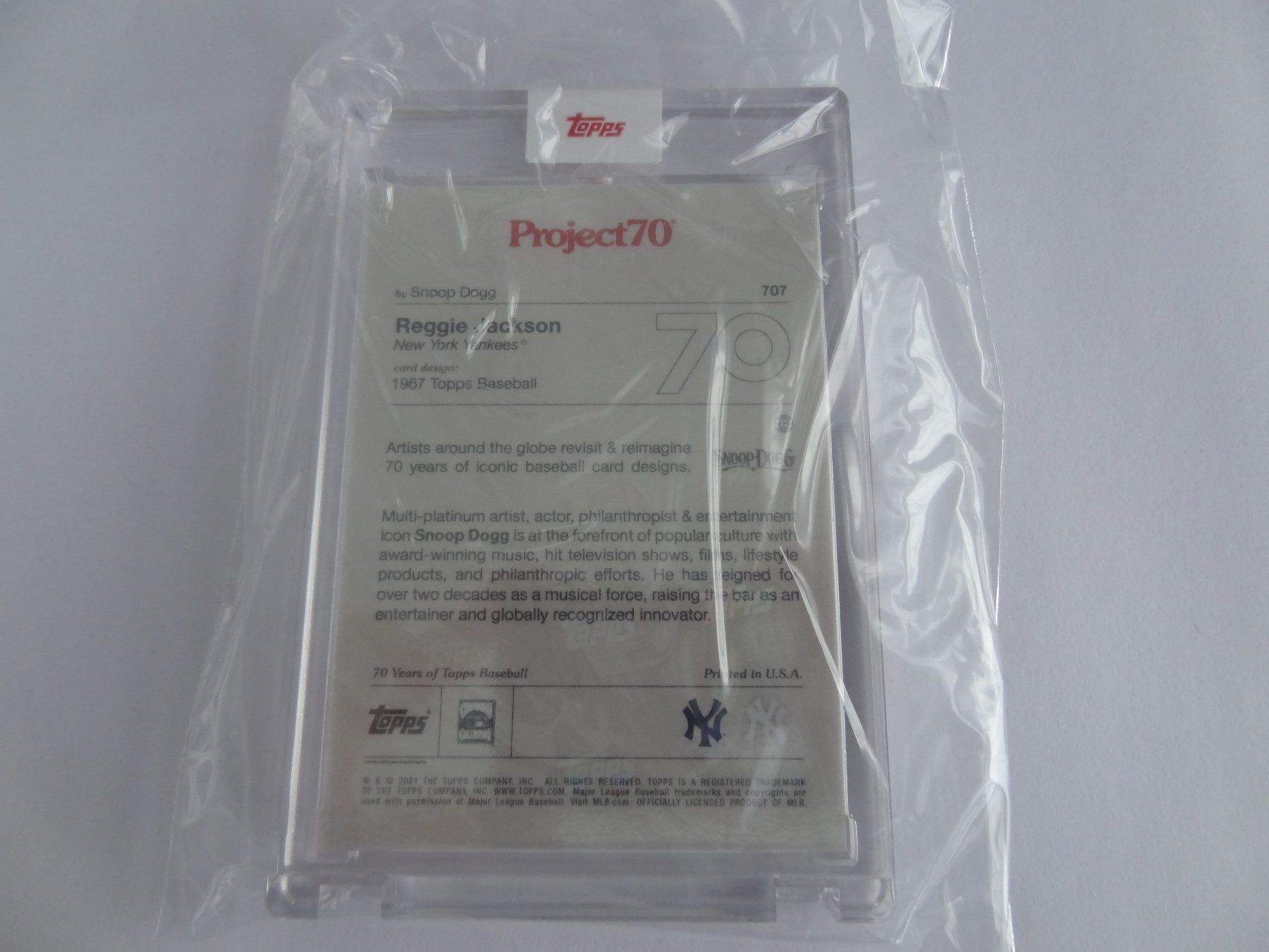 Topps Sammelbilder & Trading cards: topps Project 70 Reggie Jackson by Snoop Dogg – Neu und originalverpackt aus Lyss von Famicom 1