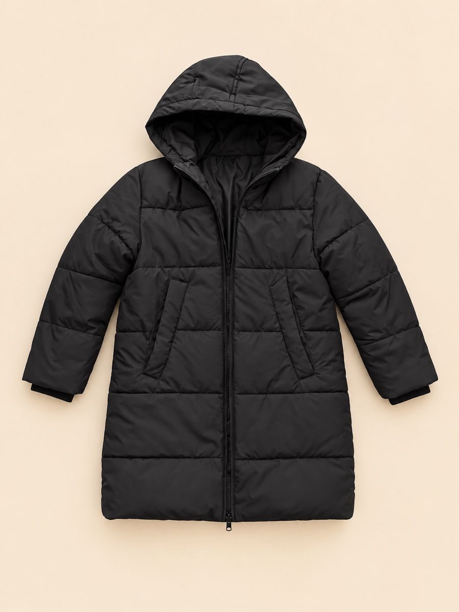 Jacken & Mäntel: LONGUE DOUDOUNE NOIRE À CAPUCHE – Neu (gemäss Beschreibung) aus Lausanne von mar_6snp 1