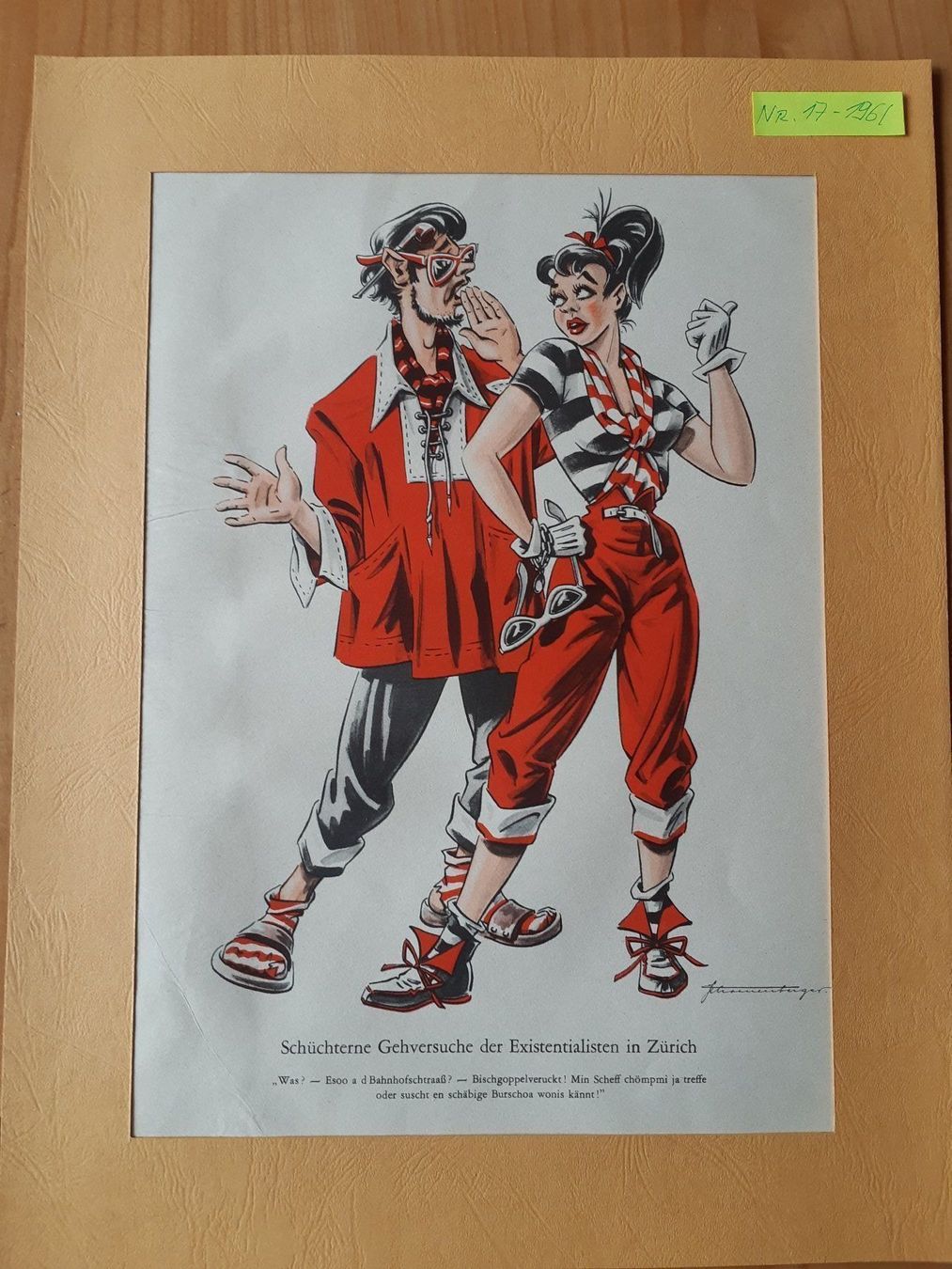 Grafica & Litografie: Nr. 3 original Litho Nebelspalter – Usato da Grindelwald venduto da carro5 1