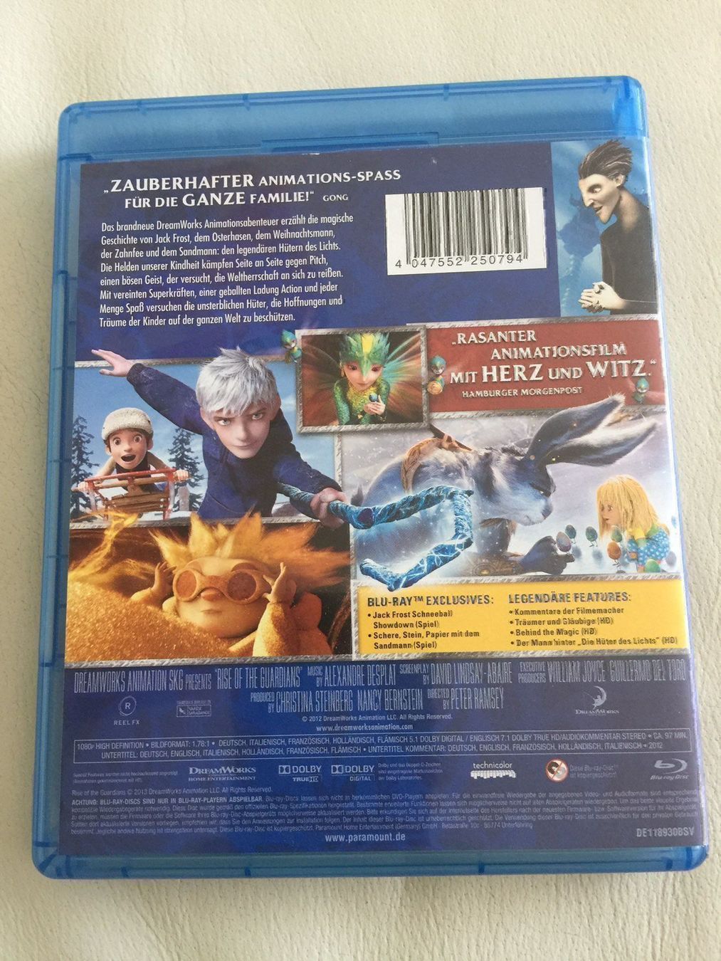Tutti i DVDs: Die Hüter des Lichts – Usato da Jona venduto da Mister_N0 1