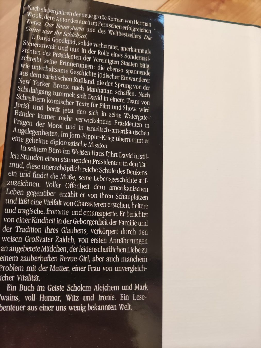 Libri: Herman Wouk Der Enkel des Rabbi – Usato da Solothurn venduto da Csw1 3