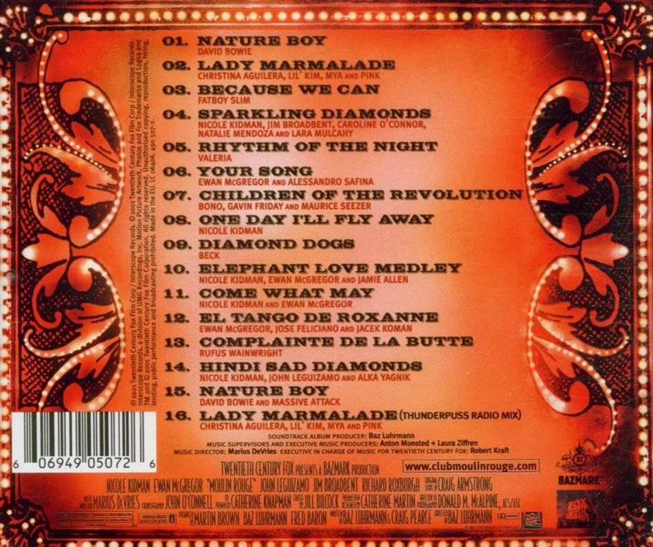 CD: Moulin Rouge (F20), Filmmusik, CD – Usato da Sessa venduto da fraenklishop 1