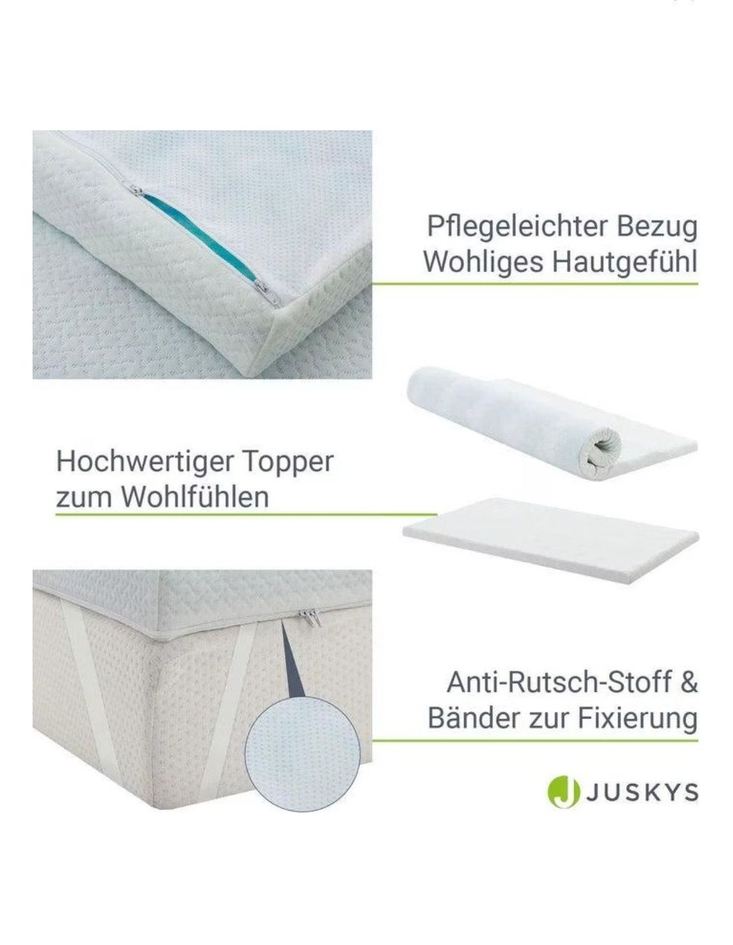 Materassi: Memoryschaum Topper 90x200cm - Top Zustand – Nuovo (secondo la descrizione) da Crèmines venduto da Trampeltreu 2