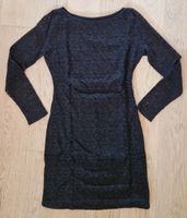 Schickes, schwarzes Kleid mit Spitze, Grösse S, neuw.