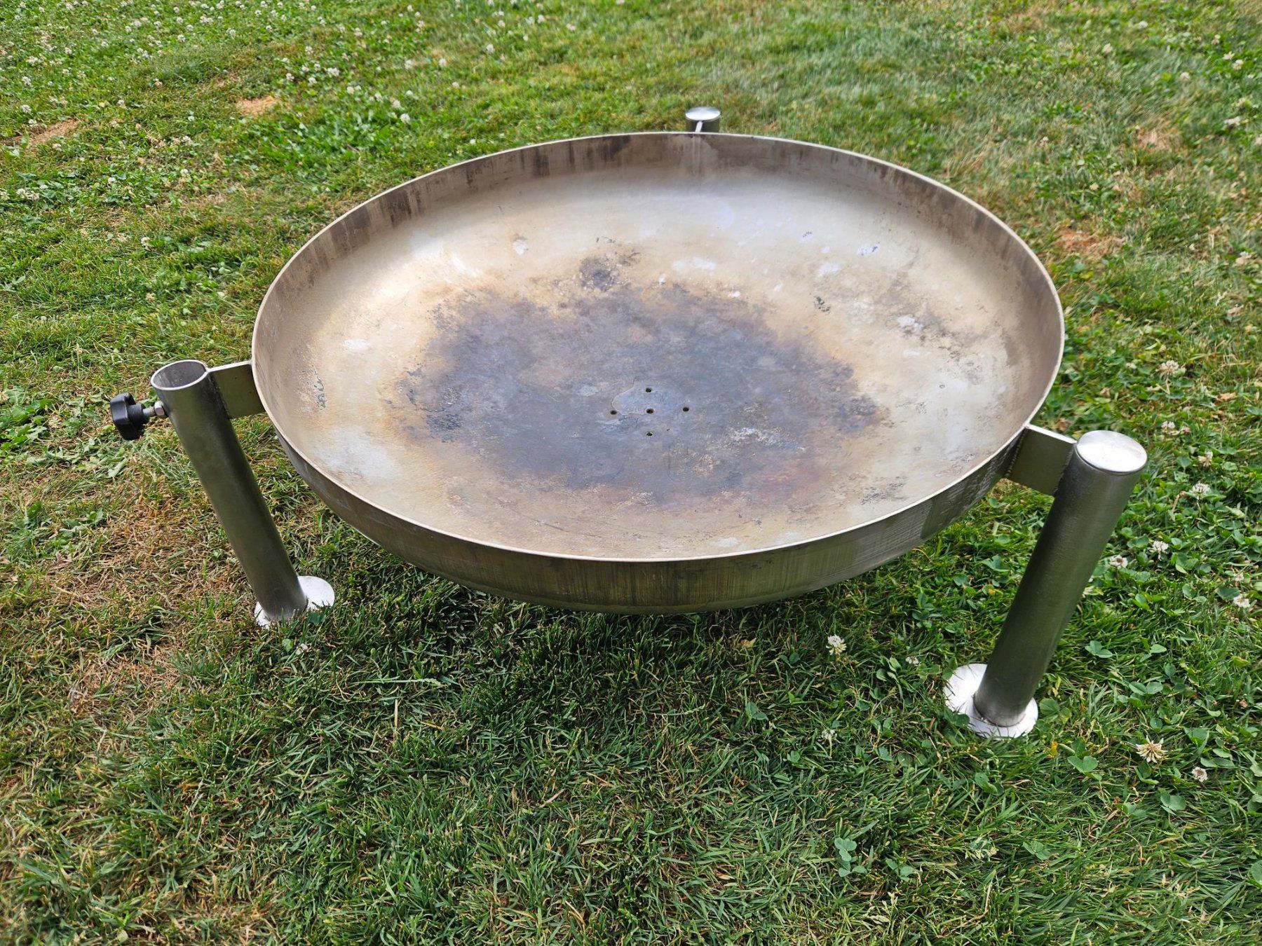Bracieri: Feuerschale Inox mit Grillrost und Grillring – Usato da Koppigen venduto da Musher4 3