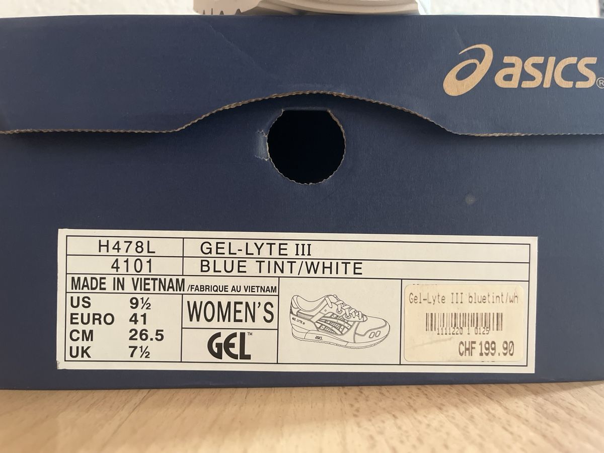 Asics Scarpe da donna: asics gel lyte snowflake  – Nuovo e nell'imballaggio originale da Bremgarten AG venduto da siljamorgenthaler 2