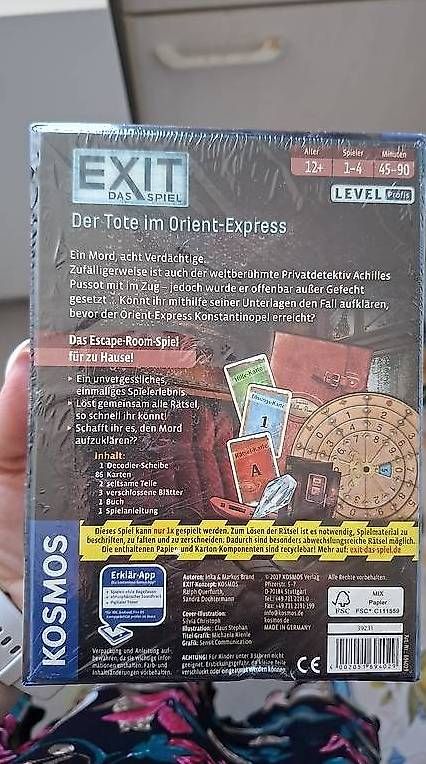 Spiele: EXIT-Spiel - Der Tote im Orient-Express – Neu und originalverpackt aus Aefligen von helinae90 1