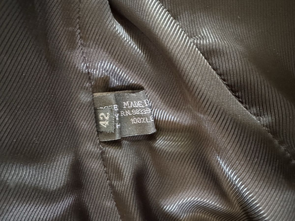 Prada Giacche: PRADA Milano Leather Jacket. Size 42. Made in Italy. – Nuovo (secondo la descrizione) da Männedorf venduto da primavera22 3