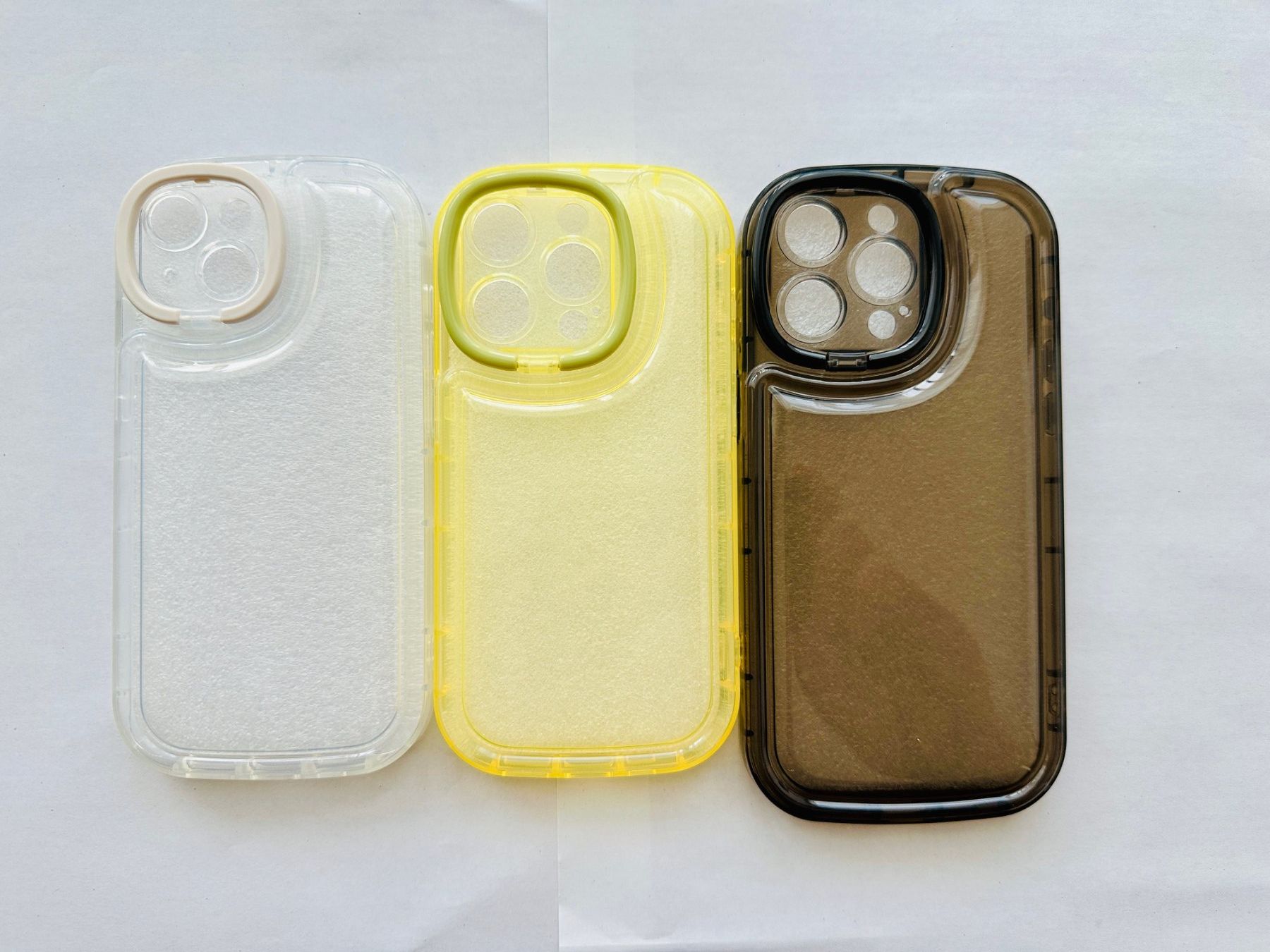 Cover & Protezioni schermo: Transparent, iPhone15, protection case with stand – Nuovo e nell'imballaggio originale da Gattikon venduto da Sarahs_Schatzkammer 4