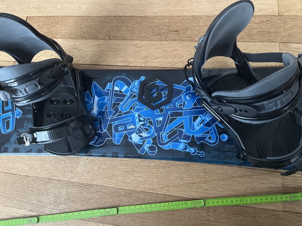 snowboard mit bindung schwarz 140cm Kaufen auf Ricardo