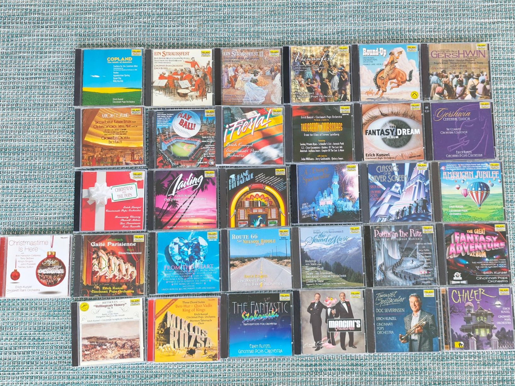 CDs: 31x Telarc CD: Erich Kunzel & Cincinnati Pops – Gebraucht aus Immensee von Pelab