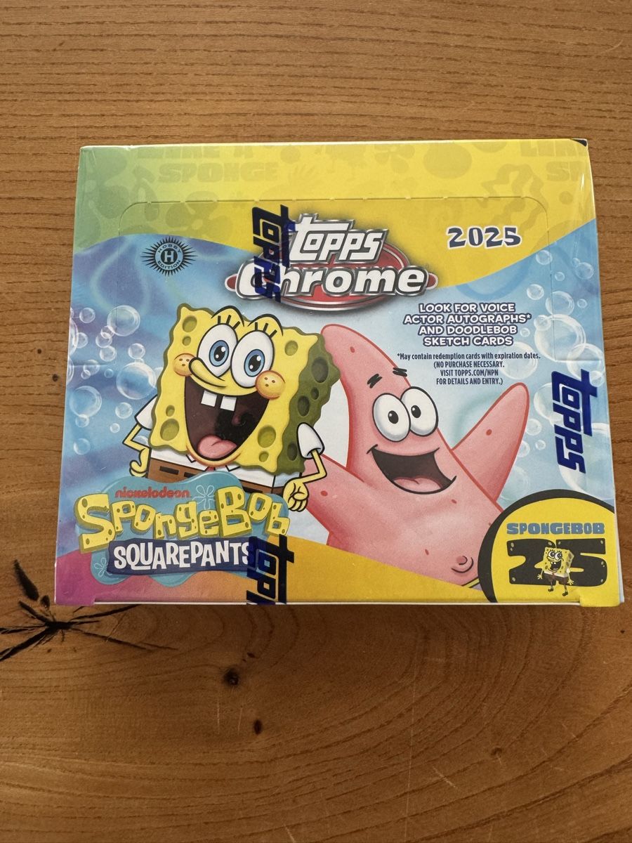 Topps Carte collezionabili: Topps Chrome SpongeBob Hobby Box – Nuovo e nell'imballaggio originale da Altendorf venduto da fivep