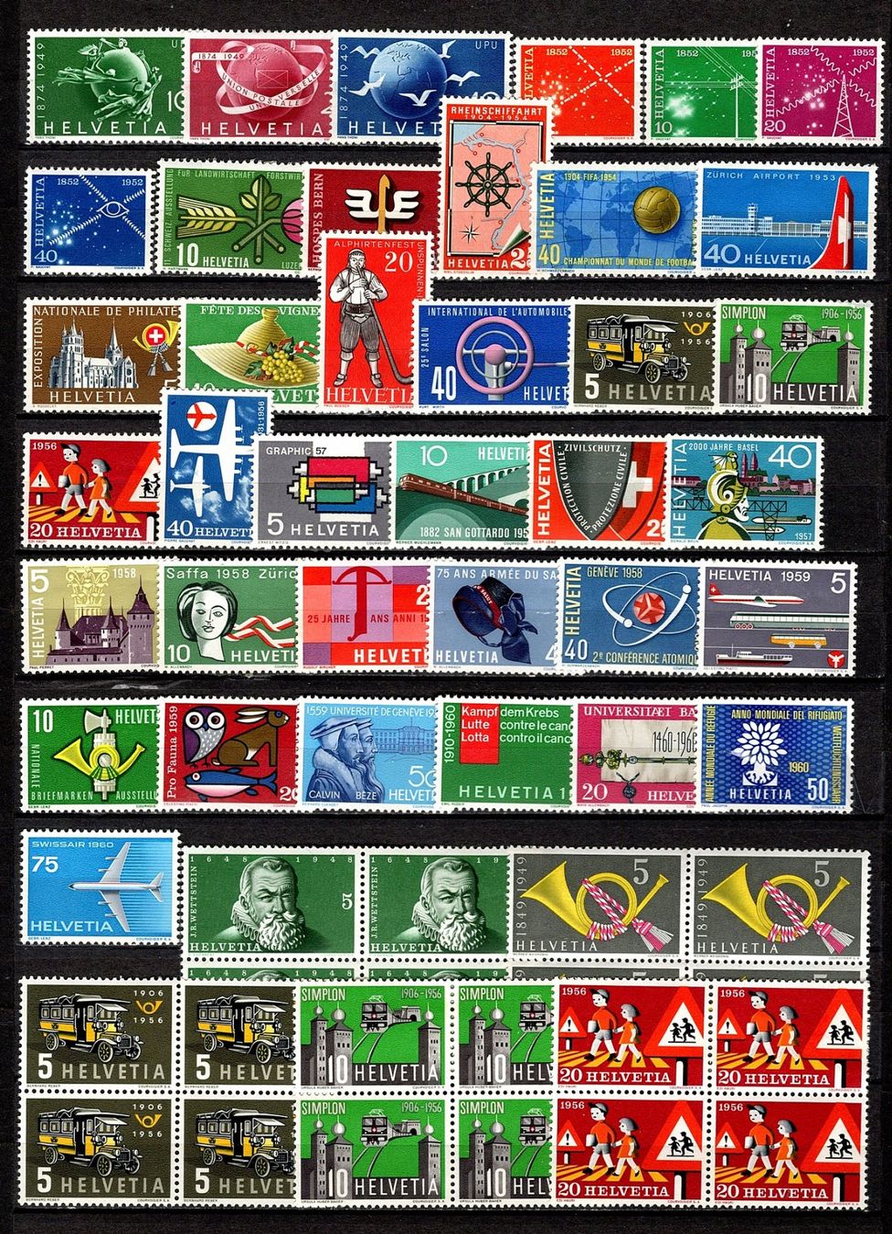 Tutti i francobolli: Sammlung Schweiz (747) – Usato da Burgdorf venduto da blinky01 1