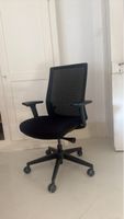 Office Chair Mesh Back Armrest Black