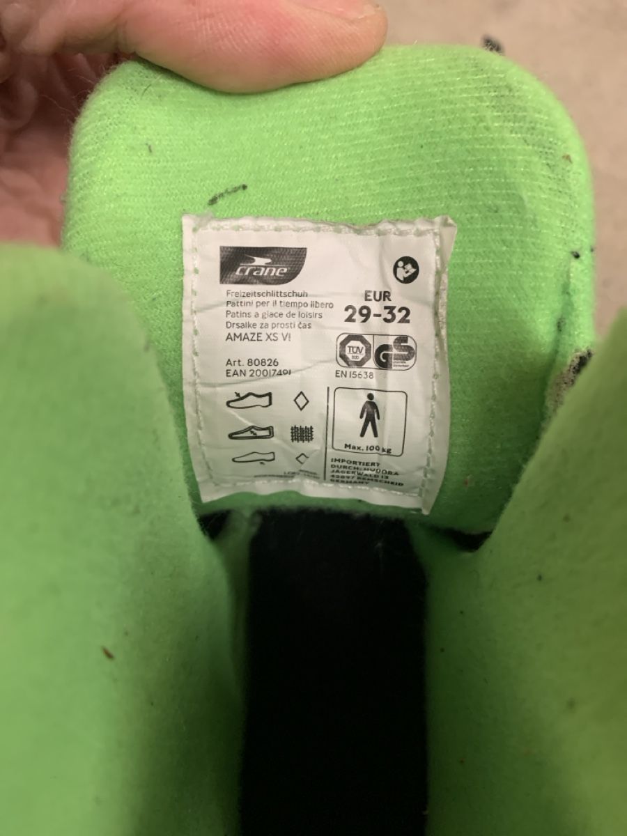 Pattini da ghiaccio: Kinder-Schlittschuhe Crane, Grösse 29-32 – Usato da Langenthal venduto da Markymarky 1