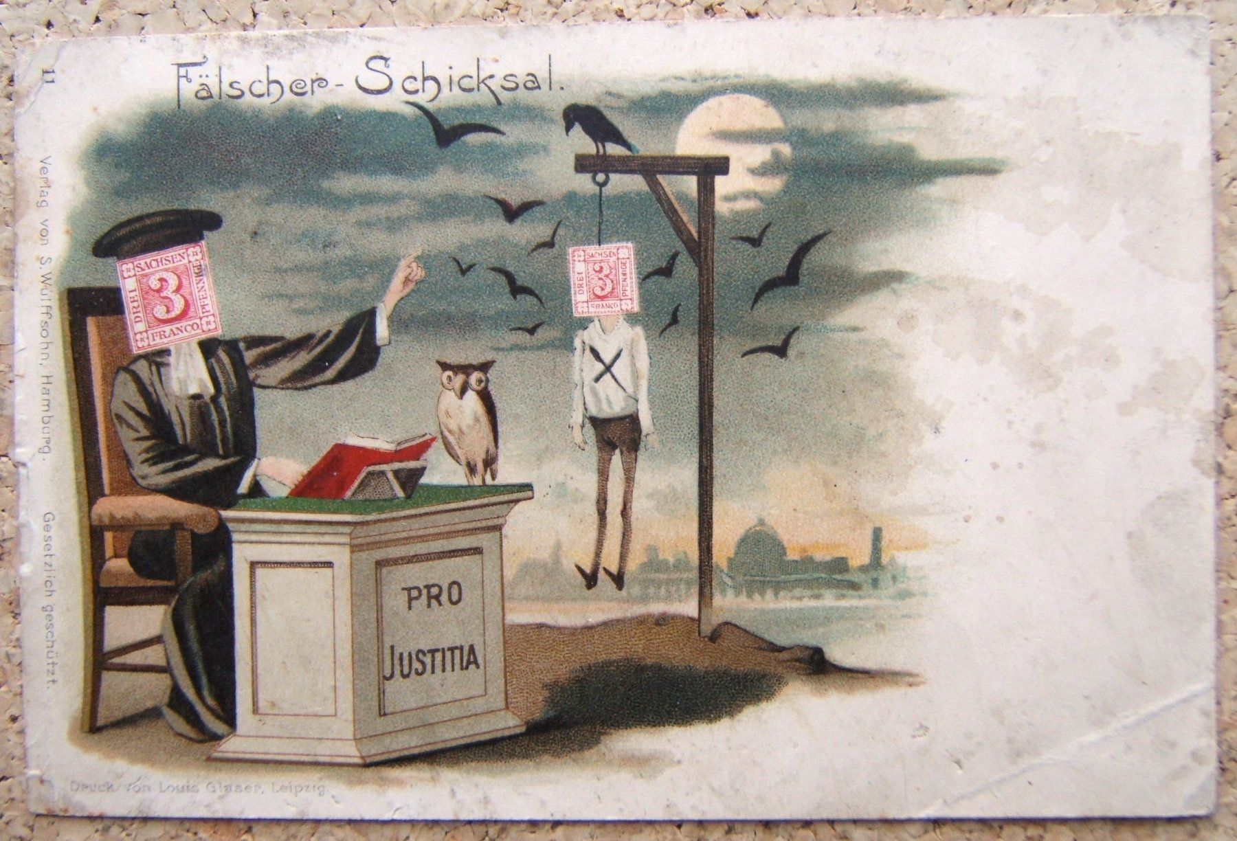 Cartes postales: ALTE PK "FÄLSCHER-SCHICKSAL" – Neuf (Voir description) à Brunnen par Nonne04