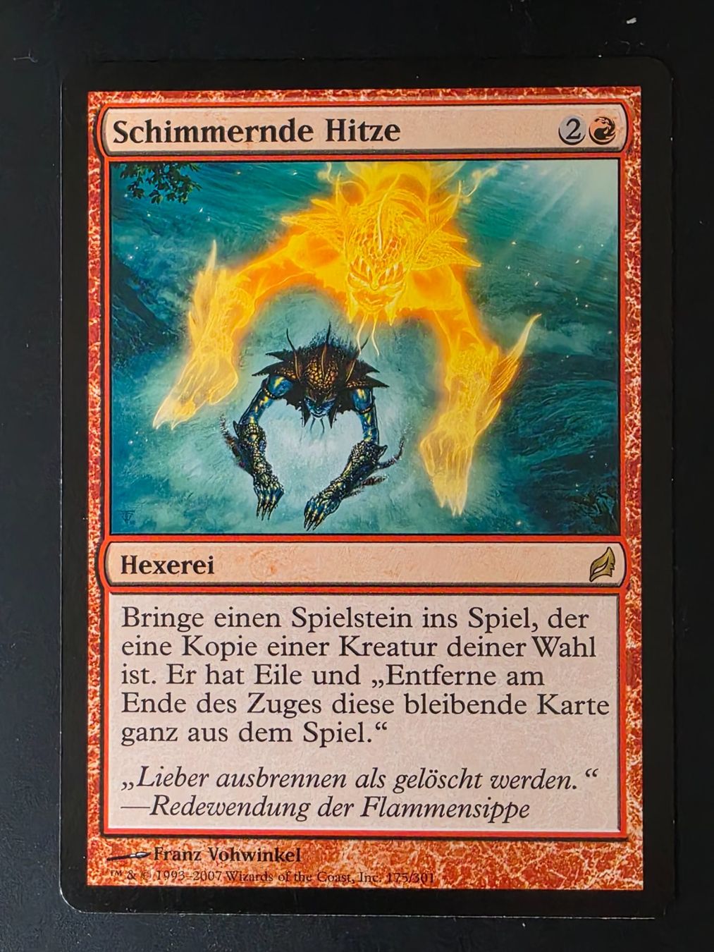 Magic The Gathering Carte collezionabili: Schimmernde Hitze - MTG – Usato da Zürich venduto da Semagets