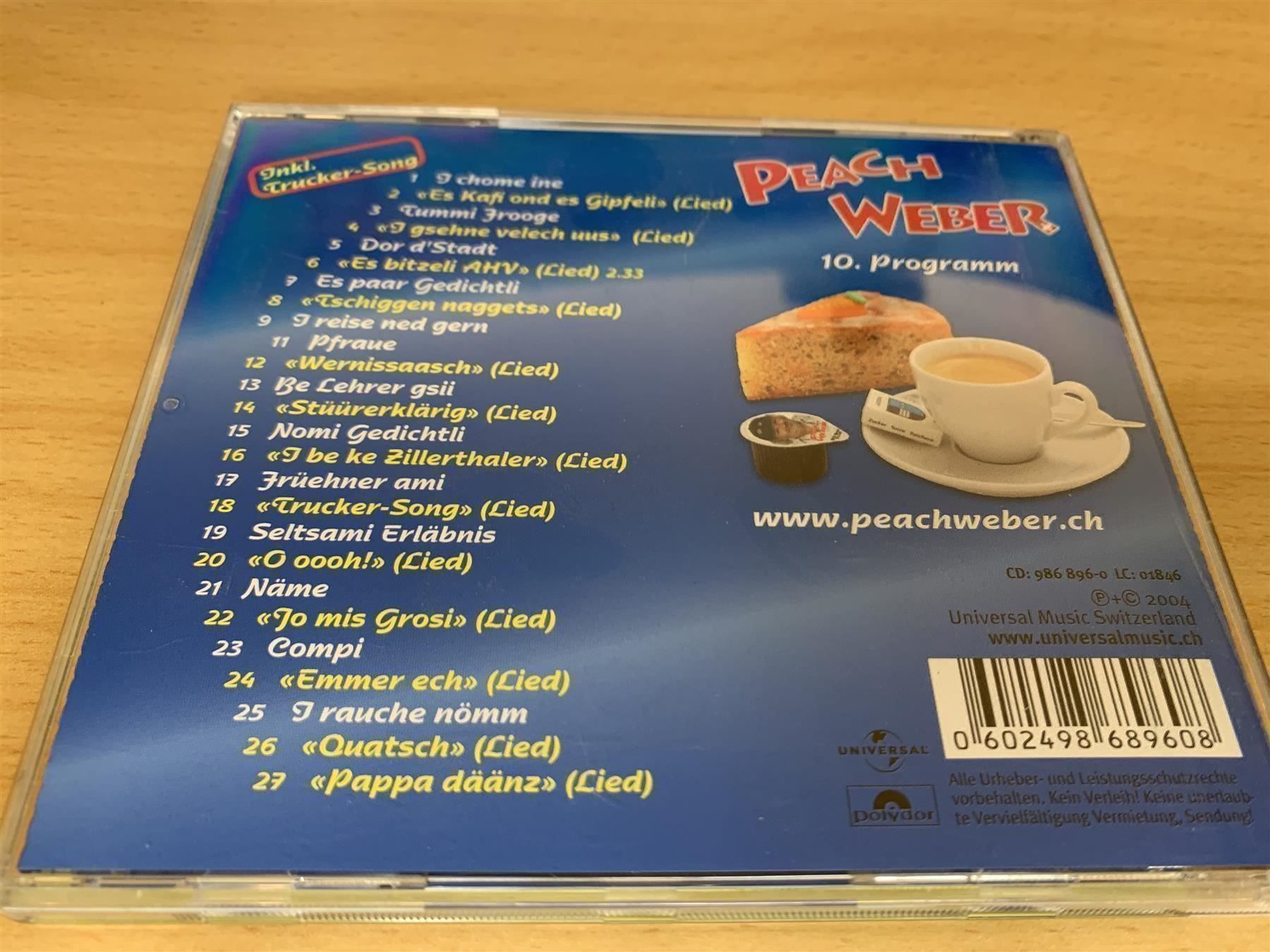 CD: Peach Weber – Gäxpresso – Usato da Rikon im Tösstal venduto da Alpenmutz 1