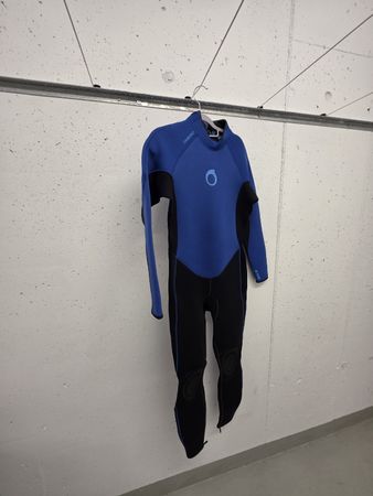 Tribord Neoprenanzug 4/3mm blau schwarz gebraucht