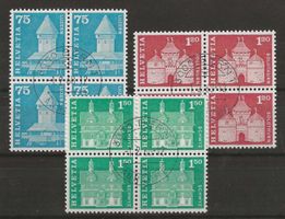 1.2.1968 : Nr. 366L, 370L + 371L im VB - Ersttag