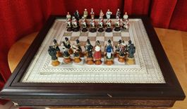 "The Raj" Schachspiel von Franklin Mint. Gutem Zustand!
