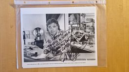 Richard Donner, Original Autogramm auf Foto in s/w