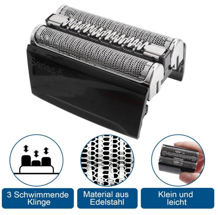 Rasoi & Lamette da barba: 2pcs Scherkopf  kompatibel mit Braun Serie 5 – Nuovo (secondo la descrizione) da Thun venduto da nuonuoshop 1