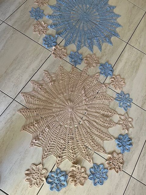 Alle Dekorationen: Tischläufer gehäckelt Tischdeko Handmade – Neu (gemäss Beschreibung) aus Naters von sch_9fvg 3