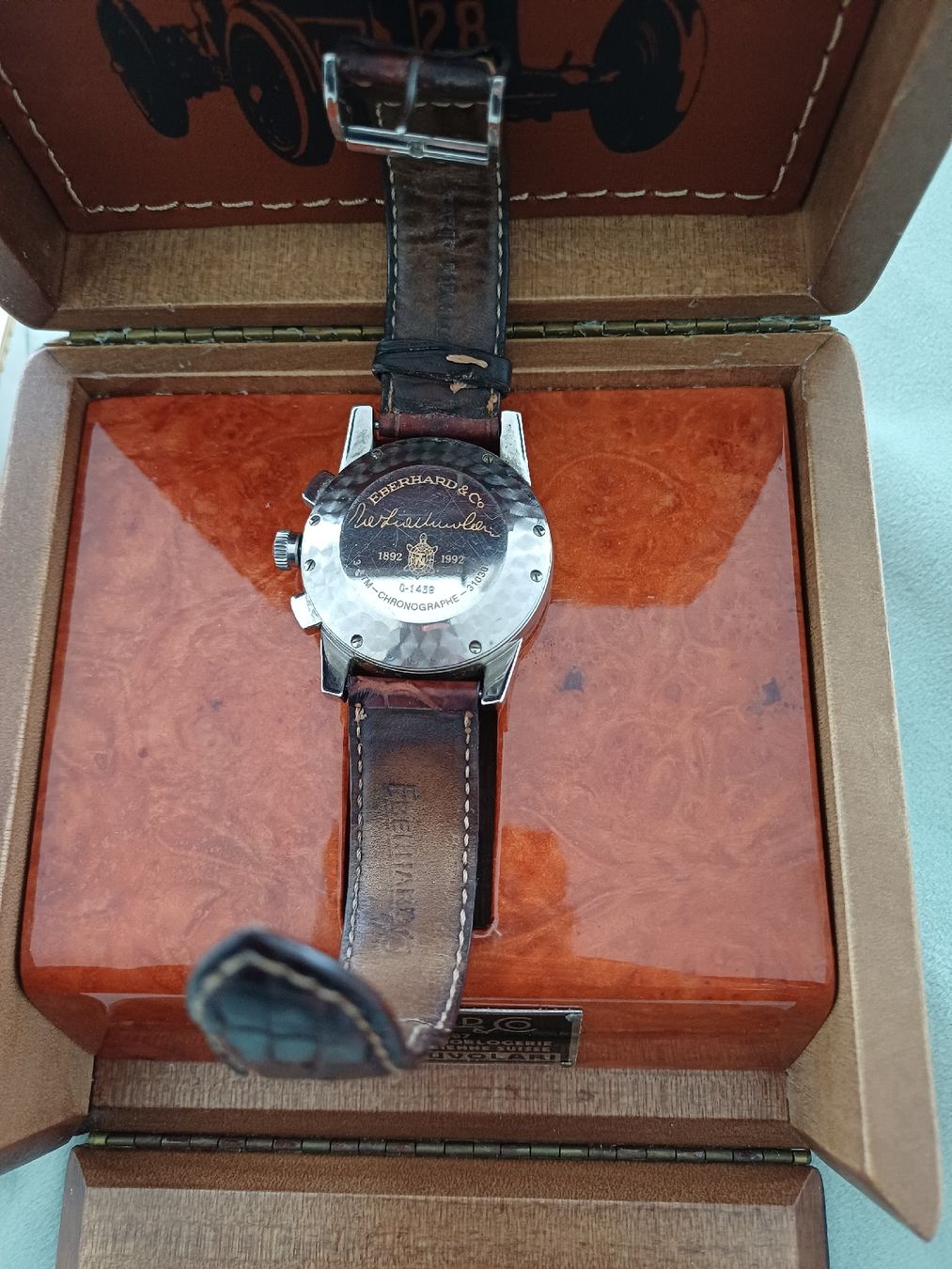 Eberhard & Co. Orologi: Eberhard & Co. Tazio Nuvolari Chronograph Ref.31030 Full Set – Usato da Untersiggenthal venduto da Callas33 2